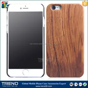 Nuevo diseño delgado de la cubierta de madera para el iPhone 6 / 6 puls