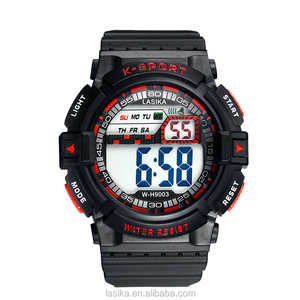 Reloj de pulsera digital resistente al agua para hombres Ali <span class=keywords><strong>Baba</strong></span> de China, diseño deportivo barato con características de alarma resistente al agua para compras a granel - Product Image 2