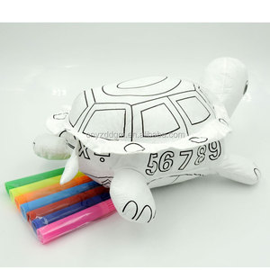 Creative Educational Kids <strong>Toys</strong> DIY Painting Animals Stuffed <strong>Turtle</strong> Tortoise Children <strong>Toy</strong> Birthday Gifts Paint Your Own <strong>Turtle</strong> - Product Image 4