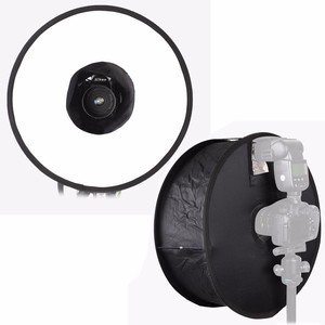Có thể gập lại Flash Diffuser Macro Bắn Vòng <span class=keywords><strong>Softbox</strong></span> đối với <span class=keywords><strong>Canon</strong></span> máy ảnh ánh sáng đèn flash Speedlight - Product Image 6