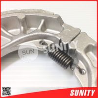 TAIWAN SUNITY TAIWAN MADE REPAIR KIT CD70 C100 CG125 45120-001-010 Plaquettes de frein en métal argenté super anti-usure