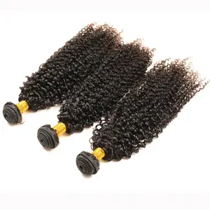 Cheveux indiens naturels de très bouclés, tissage de cheveux vierges, ondulés, style Afro indien 7a, romantique, Jerry curl, lot de 20 pièces