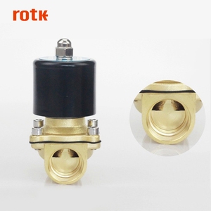 วาล์วควบคุมโซลินอยด์ rotk ขนาดพอร์ต3/8-2 'สำหรับน้ำ/แก๊ส/น้ำมัน DC 24V/AC 220V - Product Image 4