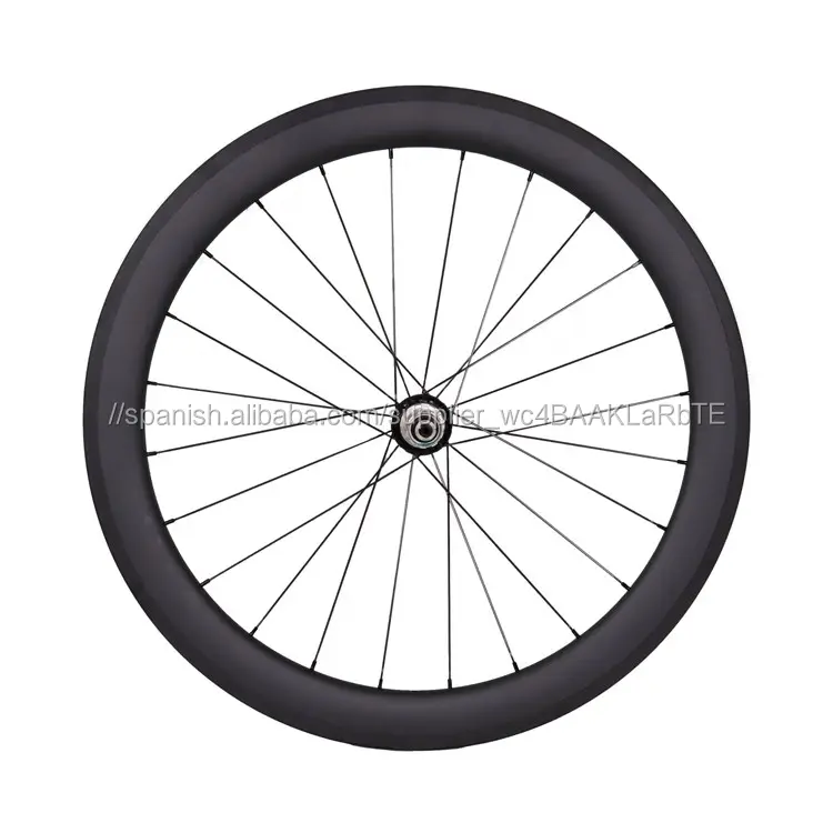 Rueda de bicicleta de cabono ancho 27mm profundidad 56mm neumático/ ruedas de vacío