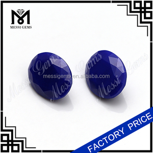 Wuzhou fábrica precios ronda sintético duro nano azul lapislázuli <span class=keywords><strong>piedra</strong></span> - Product Image 2