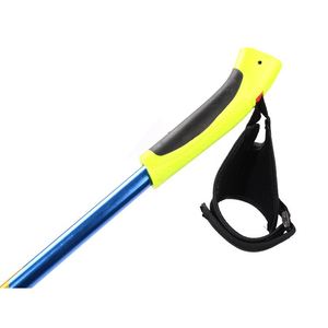 Bâton télescopique personnalisé en plastique aluminium + poignée en caoutchouc 6061 sections en alliage d'aluminium randonnée 4 sections bâton de trekking extérieur - Product Image 1
