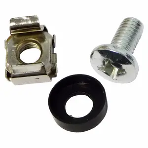 M6 Cage Nuts With Screw M6X16 And Nylon Washer