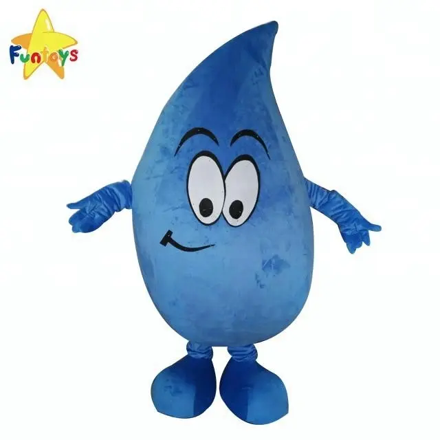 Funtoys Ce Volwassen Blue Water Drop Mascotte Kostuum