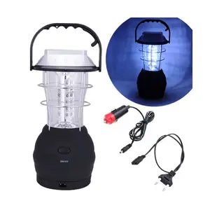 36led Portable Outdoor Emergency Led Camping Licht Solar Camping Lantaarns Met Hand Crank Usb-poort Charger Cellphone