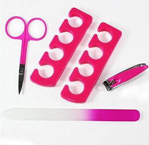 Kit de Cortaúñas <span class=keywords><strong>Bebeauty</strong></span> BBMK-5423 con Empuñadura de Goma Azul, Acero Inoxidable Grueso, para Uñas Encarnadas, Lima para Cutículas y Pulido - Product Image 4