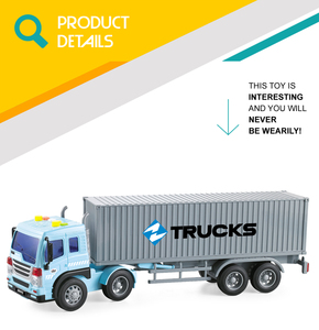 Gioco Educativo per Bambini 1:16 <span class=keywords><strong>Camion</strong></span> <span class=keywords><strong>Cisterna</strong></span> <span class=keywords><strong>Giocattolo</strong></span> a Frizione con Suoni e Luci - Product Image 2