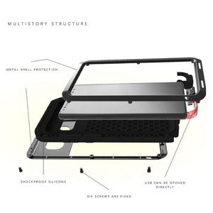 LoveMei Ốp Điện Thoại Bảo Vệ Chống Nước Kim Loại Nhôm Chống Sốc Cho Samsung <span class=keywords><strong>Galaxy</strong></span> S9 S8 Plus Note 8 Ốp Lưng - Product Image 4