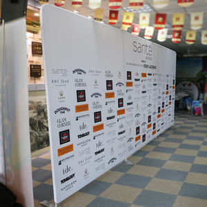 Indoor Advertising Fabric Rack Pop up Display Banner Stand - Product Image 2
