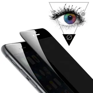 Günstige preis handy 2,5 D 9H privatsphäre anti spy Ausgeglichenes glas-schirm-schutz für iphone 6 6s 7 8 plus