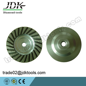 Matriz de aluminio <span class=keywords><strong>Turbo</strong></span> Cuenca Del Diamante Rueda Taza de Molienda de Piedra - Product Image 1