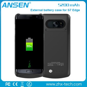 2016 precio justo y hermoso teléfono móvil cargador de copia de seguridad caja de batería para samsung galaxy s7 borde - Product Image 4