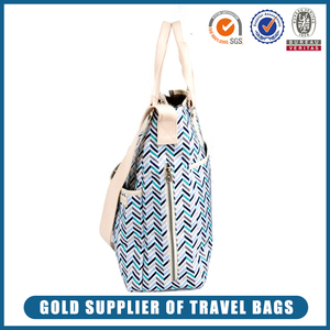 Chine fournisseur pas cher <span class=keywords><strong>maman</strong></span> Pliable designer toile bébé voyage couche sac d'épaule sacs à main - Product Image 5