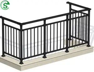 用于阳台金属栏杆设计的锻铁栏杆格栅设计