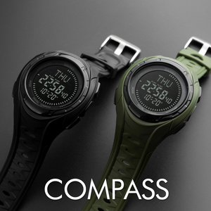 <span class=keywords><strong>Skmei</strong></span> 1314 Stappenteller Horloge Instructies Mannen Digitale Horloge Kompas Waterbestendig Horloge 30M - Product Image 5