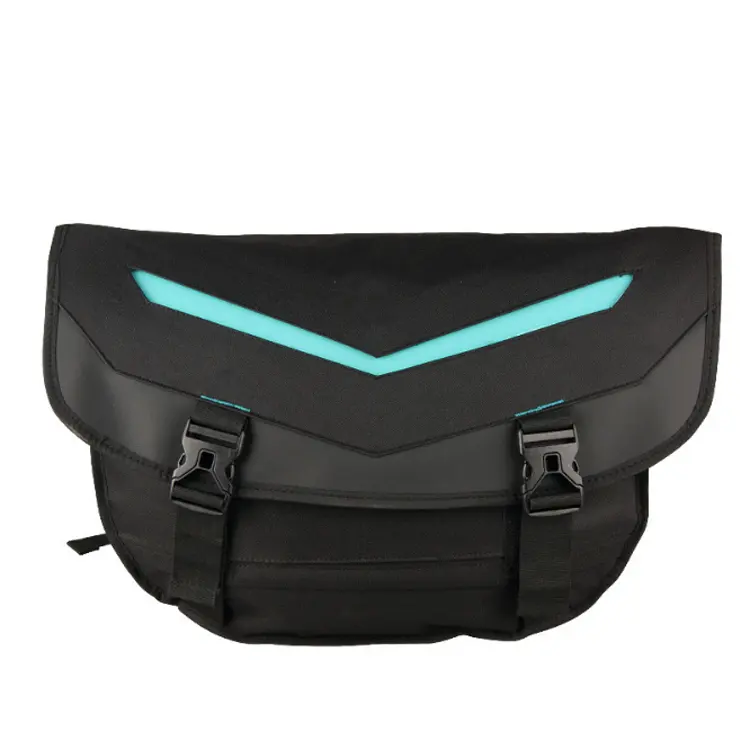 New design led luminous backpack laptop light up schoolbag el glowing traveling bag for rave festival