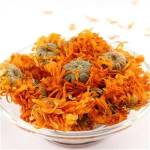 ธรรมชาติชาดอกไม้ดาวเรืองดอกไม้แห้งดอกไม้ Calendula ชา