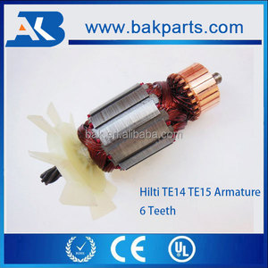 Hilti <span class=keywords><strong>TE</strong></span> 14 TE15 Rotor Hilti forage de rechange partie Armature pour TE14 <span class=keywords><strong>TE</strong></span> 15 ( 6 dents ) - Product Image 1