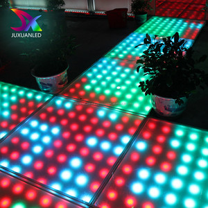 Buen material led dance floor mat para boda Disco night club rgb colorido maquillaje iluminado pista de baile led recargable - Product Image 4