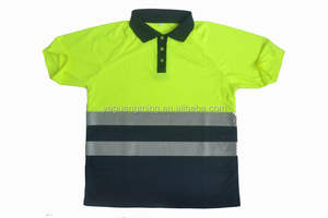 سترة عالية الوضوح سلامة القمصان سترة مع الشريط العاكس - Product Image 4