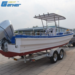 Barco de Fibra de Vidrio con Motor Fuera de Borda Chino de 27 pies, Gran Venta - Product Image 2