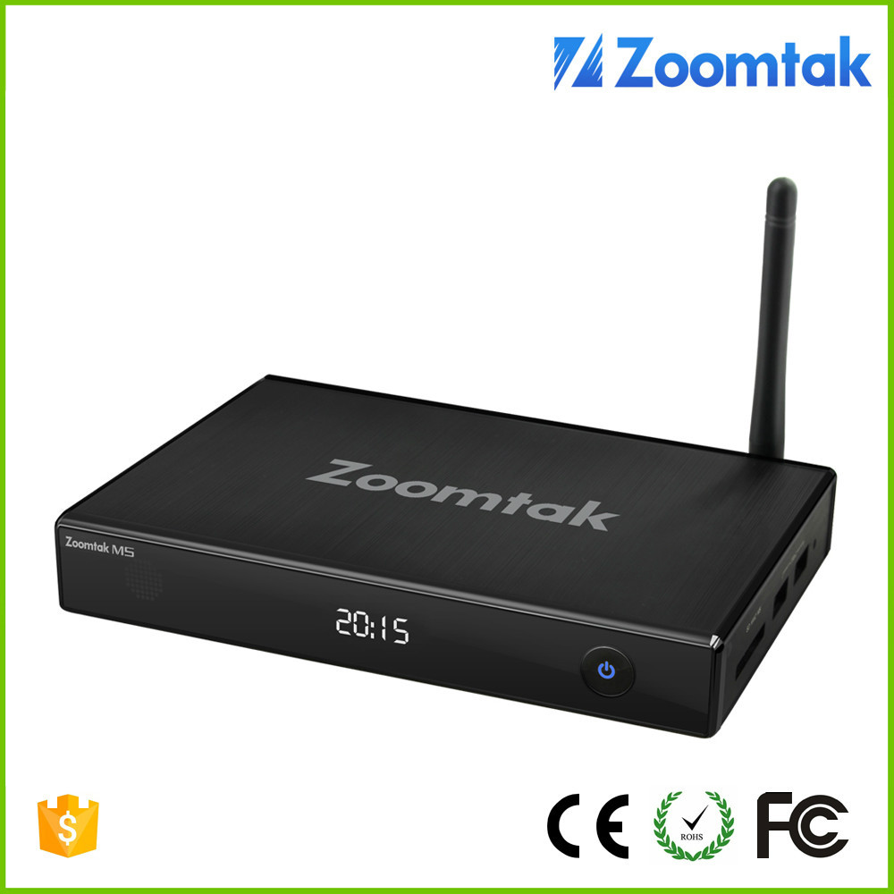 Zoomtak M5 Amlogic S805 Android 4.4 iptv árabe receptor tv canales