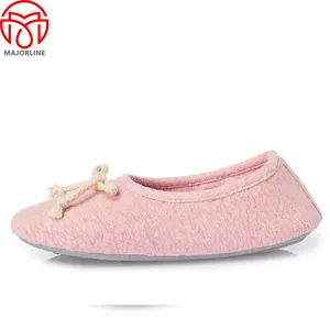 Chaussures de ballet plates et souples pour femme, chaussons pliables, vente en gros,