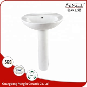 <span class=keywords><strong>Lavabo</strong></span> de Pedestal <span class=keywords><strong>Ovalado</strong></span> de Porcelana Moderna y Económica de Calidad de Exportación para Hoteles - Product Image 6