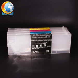 Ali más barata para Roland VersaUV LEJ-640 cartucho de tinta recargable con la viruta permanente - Product Image 1