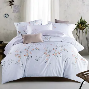 Juego de ropa de cama de algodón super king, gran oferta de fábrica