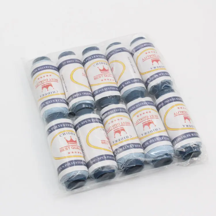 SH brand 100% spun bulk polyester sewing thread 40/2 for hand stitching sewing thread