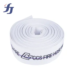 Factory direct sale canvas rubber lined fire hose pipe