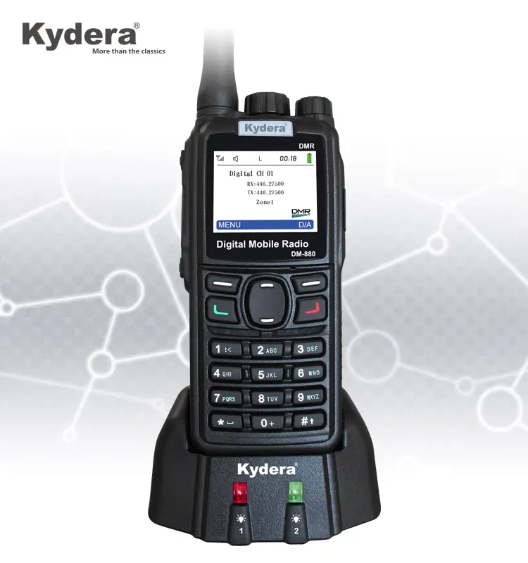 DMR-<span class=keywords><strong>walkie</strong></span>-<span class=keywords><strong>talkie</strong></span> portátil de 10W con GPS, RADIO de dos vías, DM-880, cifrado y vocoder por voz, Mototrbo
