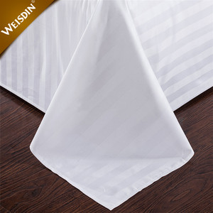 China <span class=keywords><strong>hotel</strong></span> forniture biancheria <span class=keywords><strong>tessile</strong></span> bianco <span class=keywords><strong>hotel</strong></span> di lusso raso della banda 100% cotone biancheria da letto set - Product Image 6