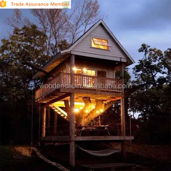 2019 popular wooden tree house with cheap price