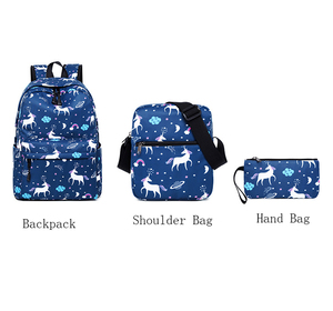 <span class=keywords><strong>Zaini</strong></span> in tela unicorno 3 <span class=keywords><strong>zaini</strong></span> pz/set <span class=keywords><strong>per</strong></span> le scuole medie <span class=keywords><strong>per</strong></span> adolescenti - Product Image 3