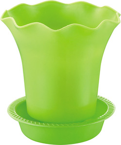 รดน้ำอัตโนมัติที่สวยงามกระถางดอกไม้พลาสติกขนาดเล็ก - Product Image 3