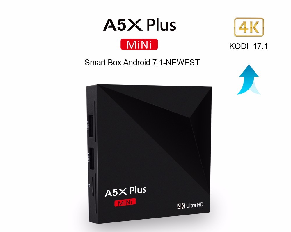 NUEVO 2017 Android 7.1 ANDROID TV A5X ADEMÁS de Cuatro Núcleos XBMC kodi 64bit 17.1 CARGADO