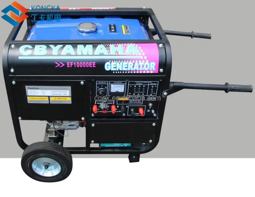 sale home/school/hospital/company use 8kw 8000w 10kva portable backup petrol generator