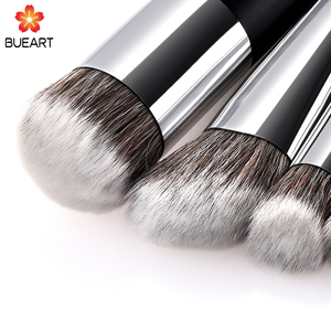 DailyQueen Juego de <span class=keywords><strong>brochas</strong></span> de maquillaje negras de lujo de 18 piezas Base única Delineador de ojos Ceja Sombra de ojos Calidad del Reino Unido - Product Image 4