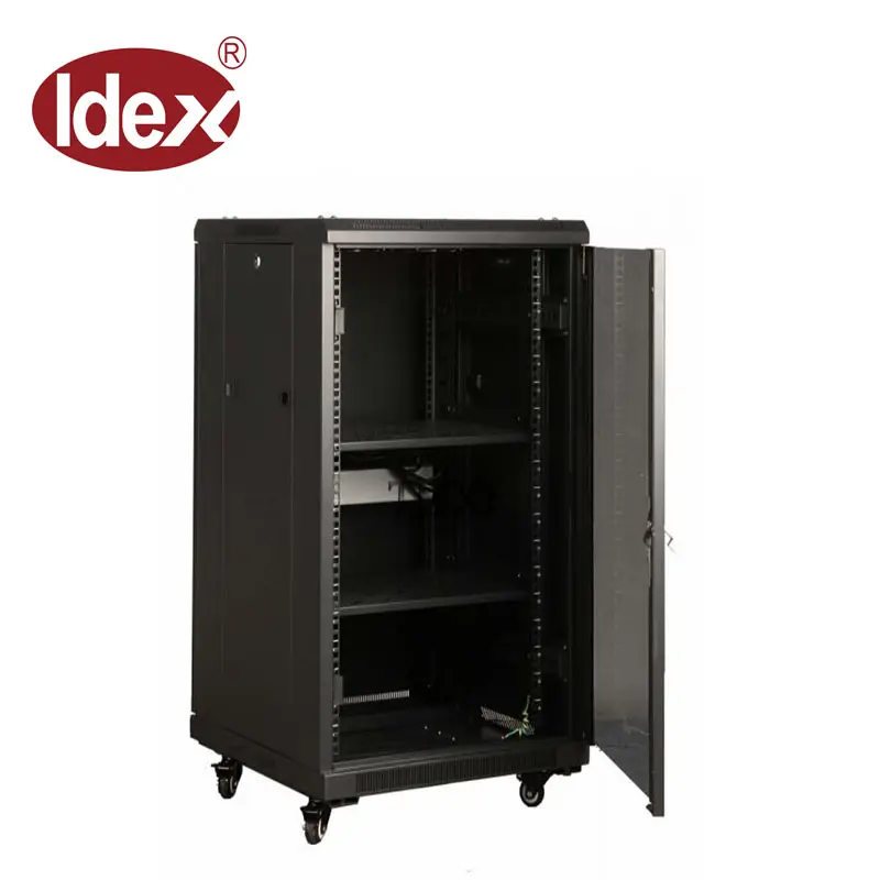 IDEX 32U/42U/47U Pintu Kaca Server Lemari Jaringan Rak