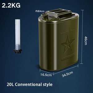 공장 가격 도매 휴대용 빈 오일 드럼 플라스틱 금속 오토바이 트랙터 예비 연료 배럴 탱크 - Product Image 6