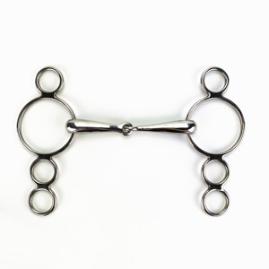 La migliore Vendita Cavallo SS Pieno Cheek Bit Gag equitazione - Product Image 1