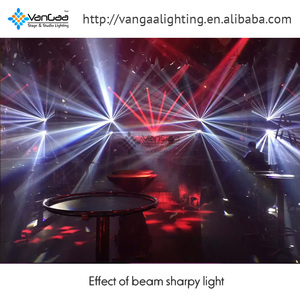 Décorations de mariage <span class=keywords><strong>Lyre</strong></span> <span class=keywords><strong>Beam</strong></span> <span class=keywords><strong>7r</strong></span> 230 R7 DMX Projecteurs à tête mobile en aluminium avec LED blanc chaud pour utilisation hôtelière - Product Image 3