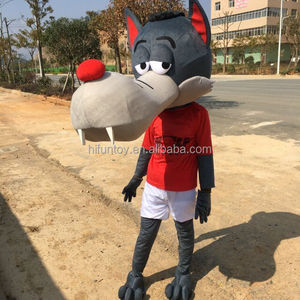 Costume da Mascotte <span class=keywords><strong>Divertente</strong></span> di Grande Lupo Cartoon di Funtoys - Product Image 4