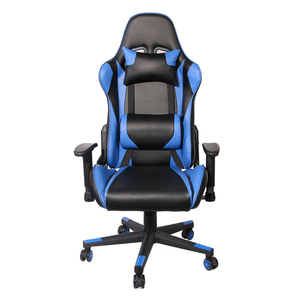 Aoda muebles mentira función Color azul respaldo alto PU Oficina silla de carreras juego - Product Image 1